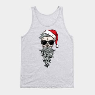 barber shop Santa Claus Christmas hat lenses Tank Top